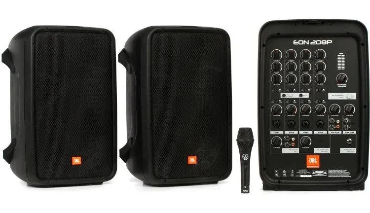 JBL EON208P Portable All-in-One PA System with Bluetooth / Day Rent