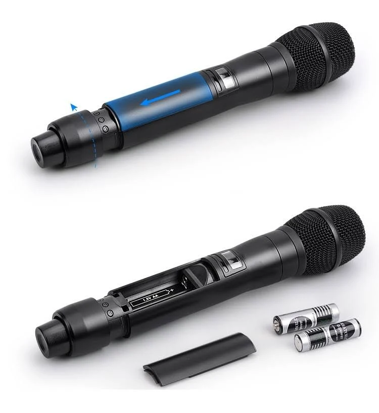 Professional Wireless Microphone System (For Shure UR4D Dual Diversity) / Day Rent