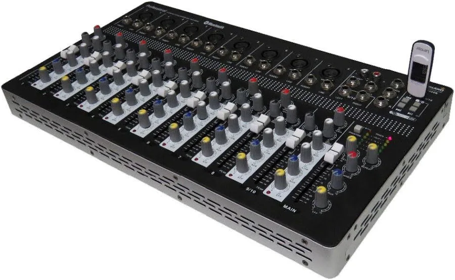 Professional 10 Channel Stage KTV Mixer Console (with USB, Bluetooth, & MP3) / Day Rent