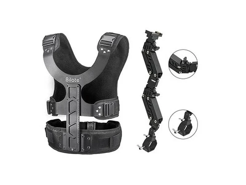 Camera Stabilizer - Bilate Upgraded Vest Arm Type B Adjustable Angles & 8KG Load / Day Rent