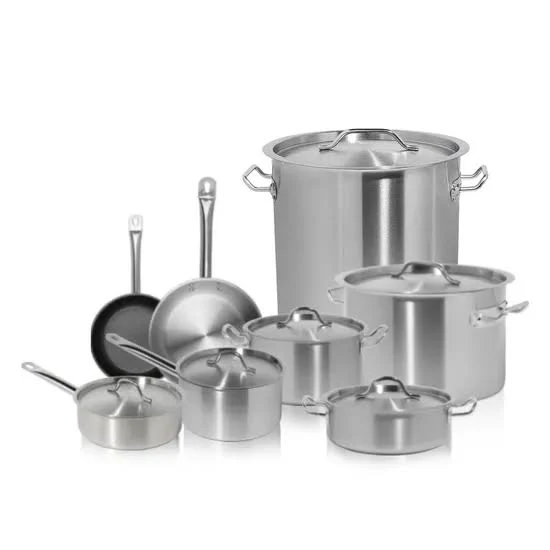 200 Litre Restaurant Hotel Supplies Stainless Steel Aluminum Stock Pot Set / Day Rent