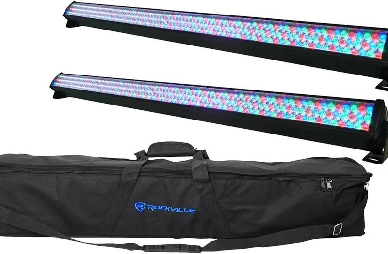 Rockville ROCKSTRIP 252 LED DMX RGB Color Strip DJ Wash Up Light / Day Rent