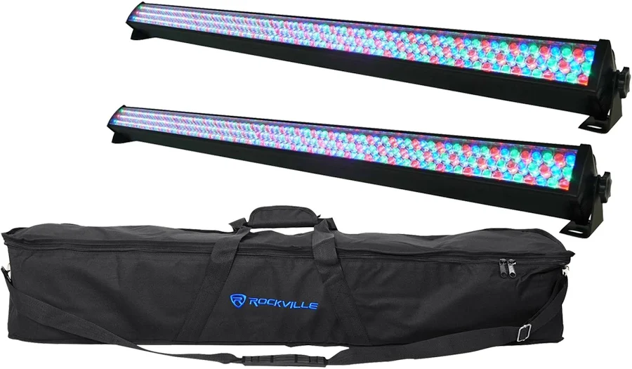 Rockville ROCKSTRIP 252 LED DMX RGB Color Strip DJ Wash Up Light / Day Rent